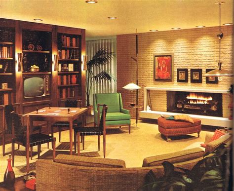 Image Result For Middle Class 1960s Living Room Mid Century Modern