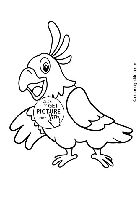 Parrot Coloring Pages Free Printable Coloring Pages With Number Codes