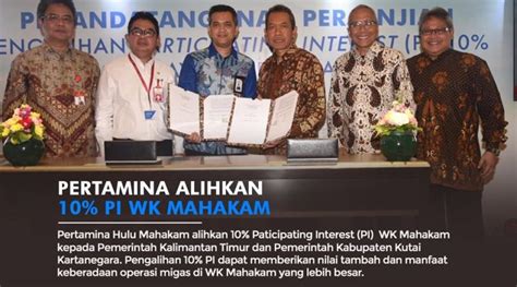 PHM Sepakati 10% Participating Interest Kepada Pemprov Kaltim