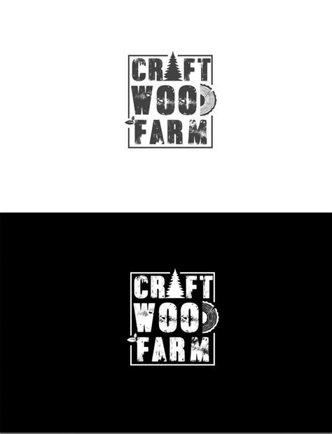 Ознакомьтесь с моим проектом Behance Logo For Company Craftwoodfarm