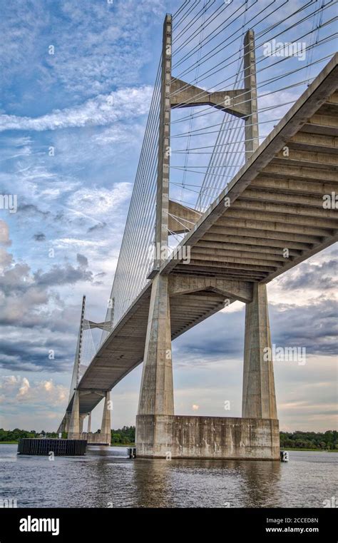 Large Suspension Bridge Stock Photo Alamy