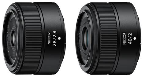 Explore our innovations and photo equipment! Nikon Nikkor Z 28mm F2.8 and 40mm F2 Lenses to be ...