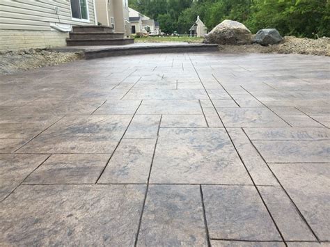 Stamped Concrete Patio Patterns And Colors Your Color