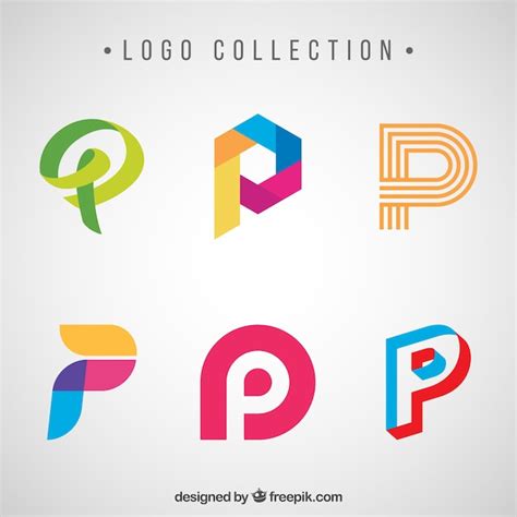 Premium Vector Creative Logos Of Letter P Pack