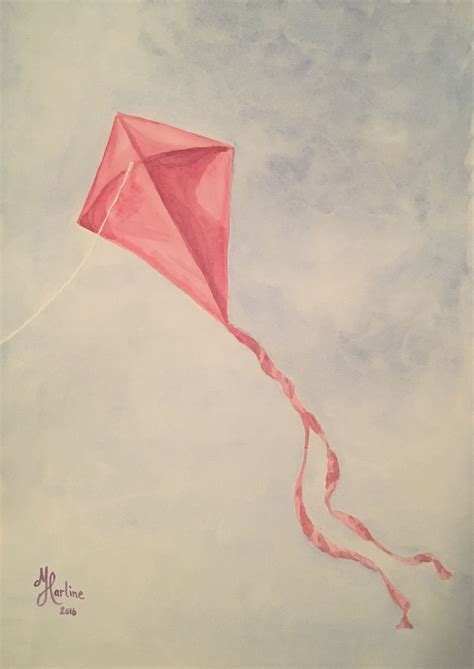 Watercolor Red Kite Go Fly A Kite Kite Flying Kite Tattoo Avocado