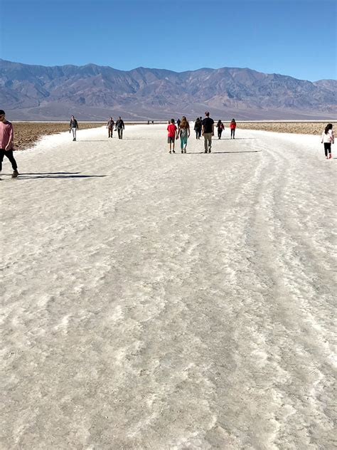 Badwater Basin And Badwater Salt Flat In Death Valley National Park