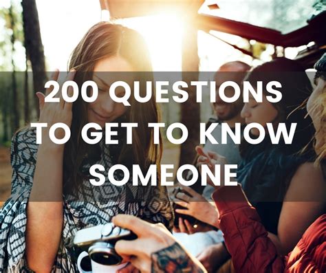 Get To Know Someone Questions