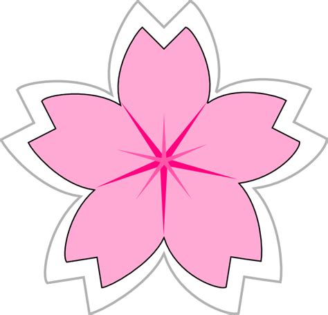 Sakura Symbol Clip Art At Vector Clip Art Online Royalty