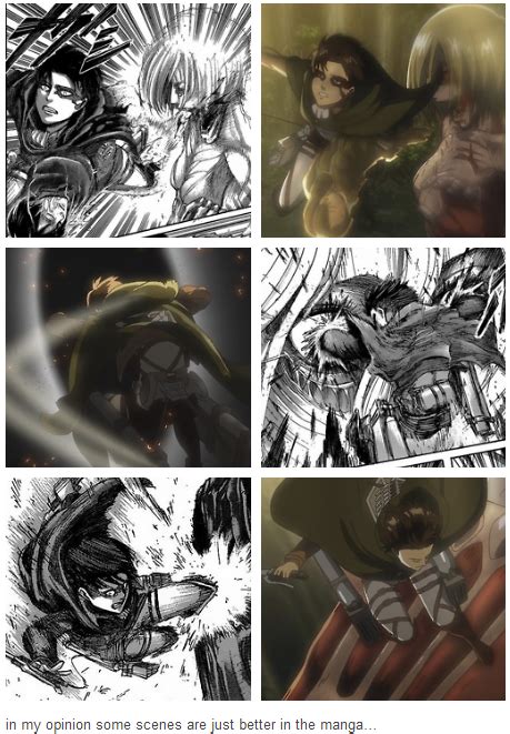 Attack On Titan Anime Vs Manga Differences