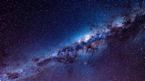 Download Wallpaper 2048x1152 Milky Way Starry Sky Stars Space