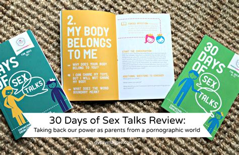 30 Days Of Sex Talks Review Gypsy Magpiegypsy Magpie