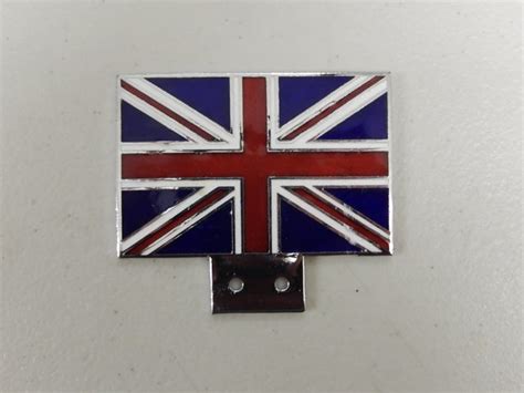 Vintage Chrome And Enamel Uk United Kingdom Union Jack Flag Catawiki