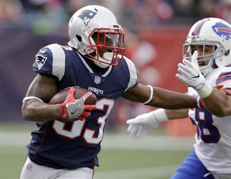 New England Patriots Dion Lewis Named Afc Offensive Player Of The Week