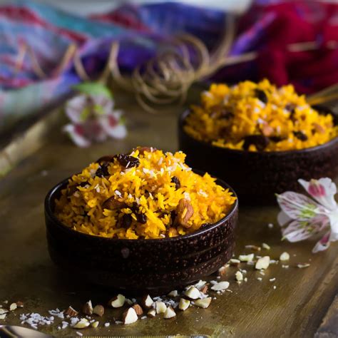 Zarda Sweet Rice With Nuts And Coconut Desilicious Rd