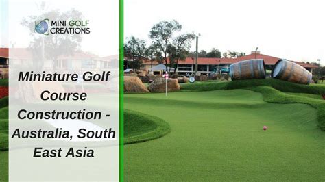 Miniature Golf Course Construction Australia South East Asia Youtube