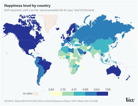 Money Really Does Buy Happiness In One Map Vox