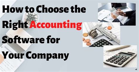How To Choose Accounting Software For Your Company Projectcubicle