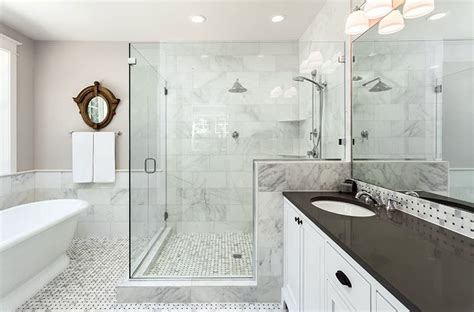 The contrast may have a white and grey color and have grey coloured. 63 Luxury Walk In Showers (Design Ideas) - Designing Idea