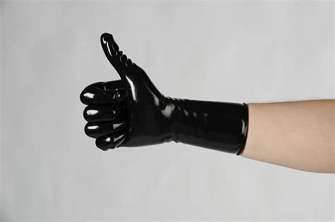 Fetish Bondage Rubber Latex Bdsm Short Fisting Gloves Erotomorph 1510 Pegging Ebay