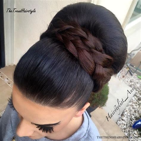 Sleek Big Bun Prom Updo 40 Most Delightful Prom Updos For Long Hair