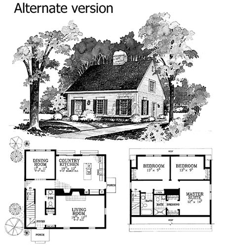 Plan 81045w Expandable Cape With Two Options Cape Cod House Plans
