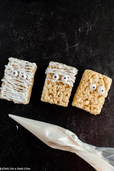 Halloween Rice Krispie Treats Mummies And Monsters Ready In 10 Minutes