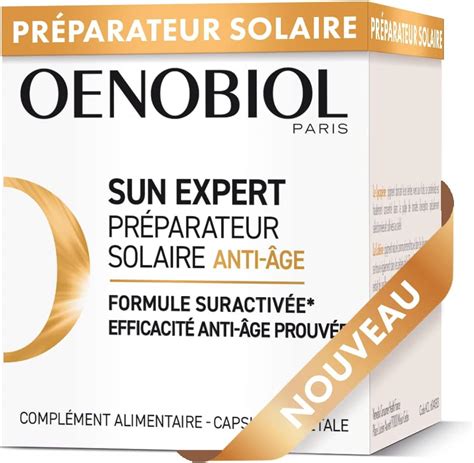 Oenobiol Sun Expert Préparateur Solaire Anti Âge Efficacité Anti Âge