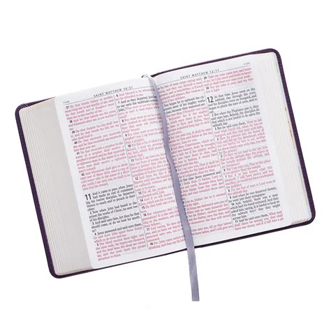 Purple Kjv Bible Large Print Compact Above Rubies Christian Ts