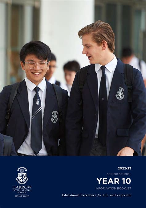 Year 10 11 Information Booklet 2022 23 By Harrow International School