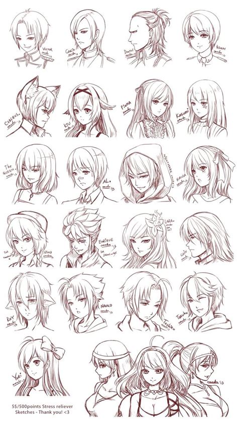 Anime Male Hairstyles Tutorial