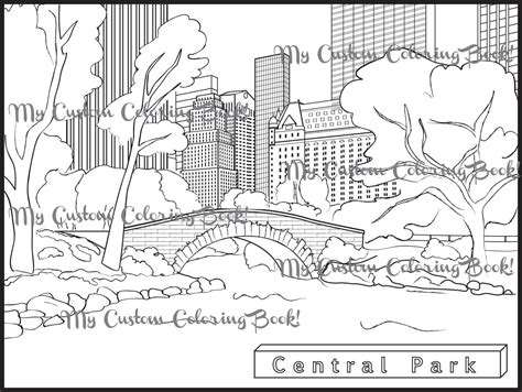 Free new york mets logo, professional baseball team in the national league, east division, queens, new york city, new york coloring and printable page. Download Central Park Coloring Page