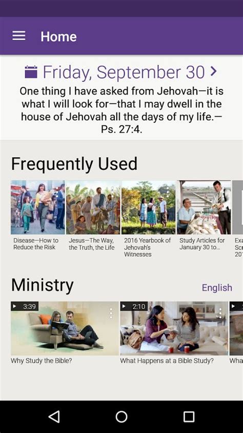 Jw Library Screenshot Jw Library Library App Bible Versions