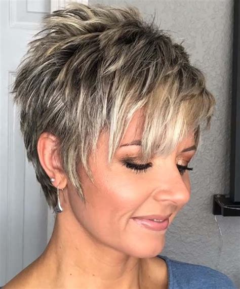 Short Layered Hairstyles With Bangs For Women Over 40