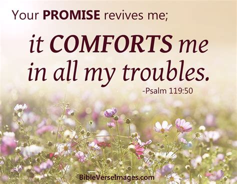 30 bible verses about comfort to help in tough times. Comforting Bible Verse - Psalm 119:50 - Bible Verse Images
