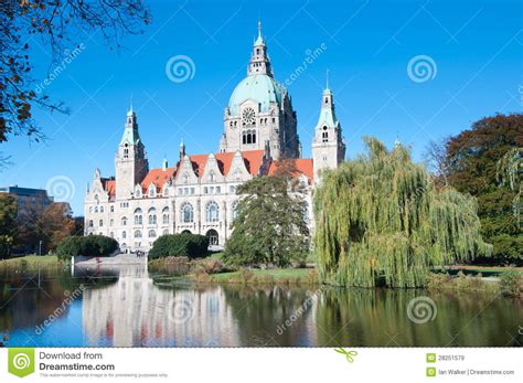 Hannover city is located in germany at the 52.3705, 9.7332 coordinates. Rathaus, City Hall, Hannover, Germany. Stock Image - Image ...