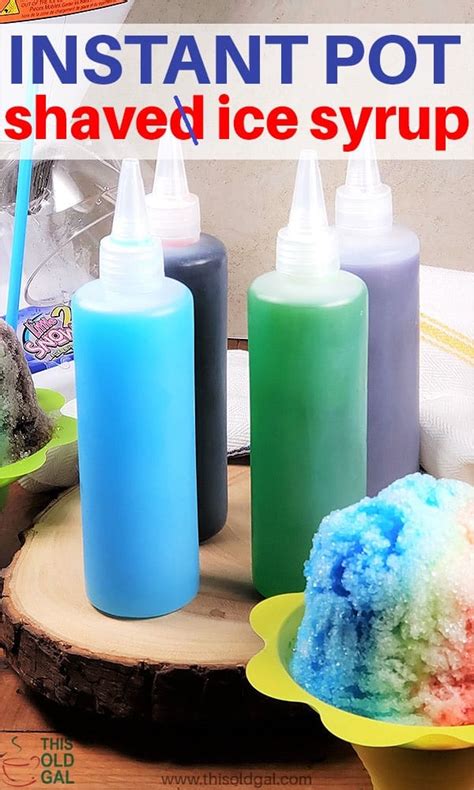 This video shows how i make simple syrup for my shave ice business. Instant Pot Shave Ice Syrup + Video | This Old Gal