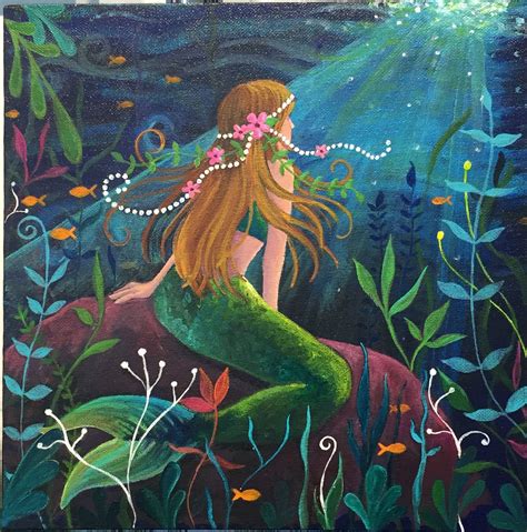 Under The Sea X Acrylic On Canvas Commission Done For A