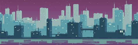 Pixel Cityscape By Menasu Art On Deviantart