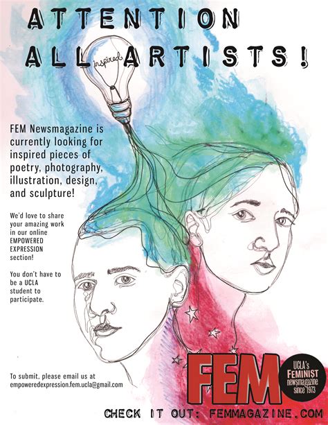 Submit Your Creativity Fem Newsmagazine