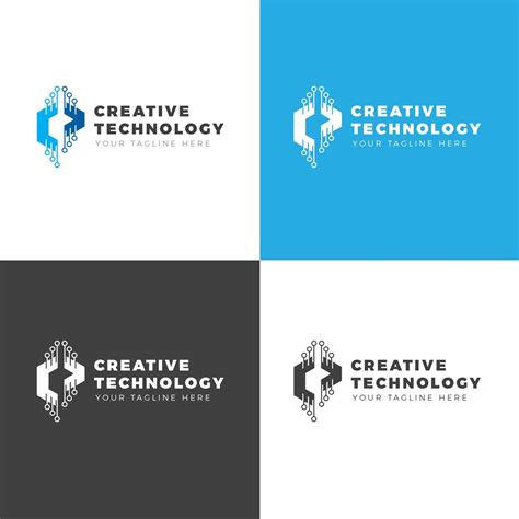 Creative Technology Logo Design Template 001746 Template Catalog