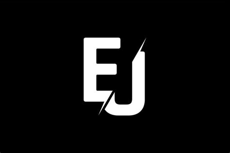 Monogram Ej Logo Grafik Von Greenlines Studios · Creative Fabrica