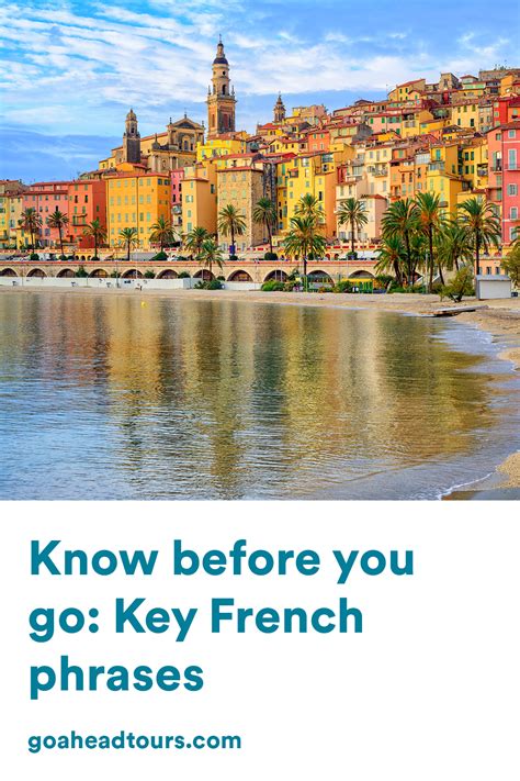 Key French Phrases for Traveling | Common french phrases, French phrases, Travel
