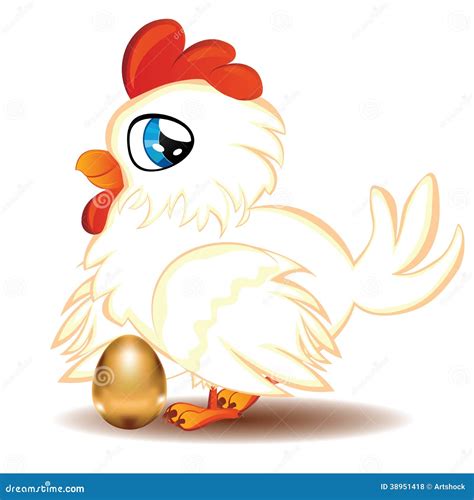 Hen With Golden Eggs Clipart Free