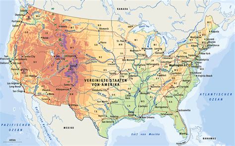 Penetraci N Recurso Hacerte Molestar Mapa Fisico De Estados Unidos De America En El Medio De La