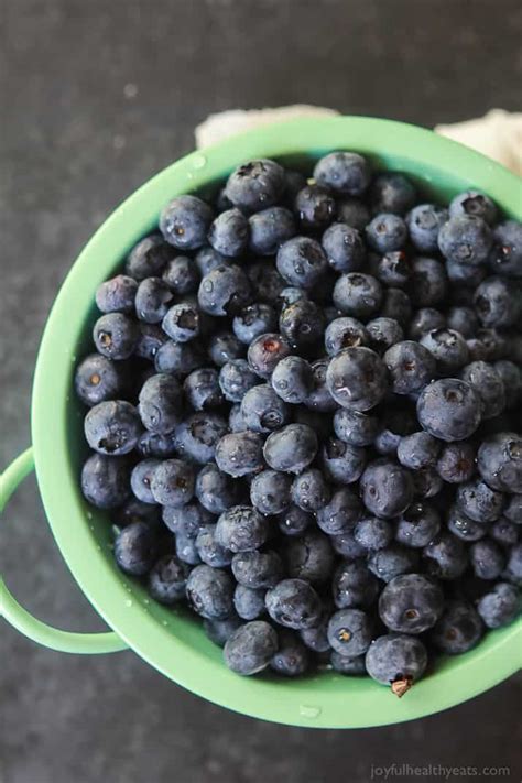 Blend them in a food processor with a little water, as part of a fresh syrup to top desserts or breakfast foods. Warm Ginger Blueberry Crisp Recipe | Healthy Desserts