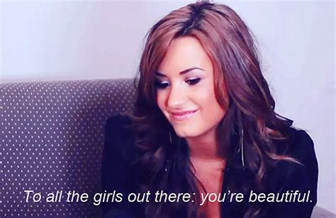 On Body Positivity And Feeling Beautiful Demi Lovato Inspiring Quotes Popsugar Celebrity