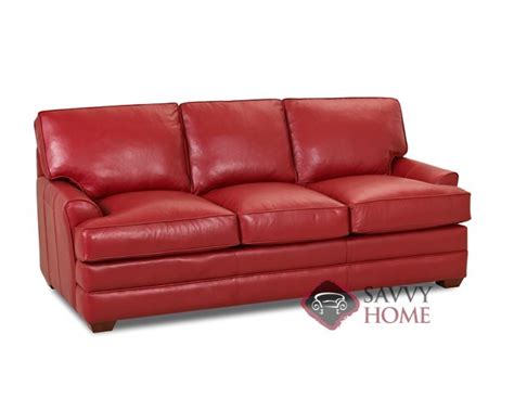 Leather sofas and leather couch sets are available in a diversity of colors and styles. Gold Coast Leather Stationary Sofa by Savvy is Fully ...