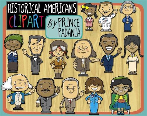 Historical Americans American History Clip Art Etsy