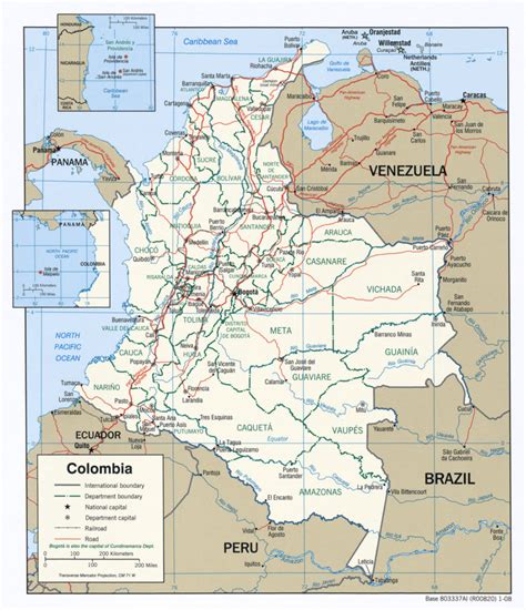 Mapa Politico De Colombia Departamentos Y Capitales Juegos De