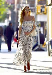 Candice Swanepoel In Long Dress 13 Gotceleb